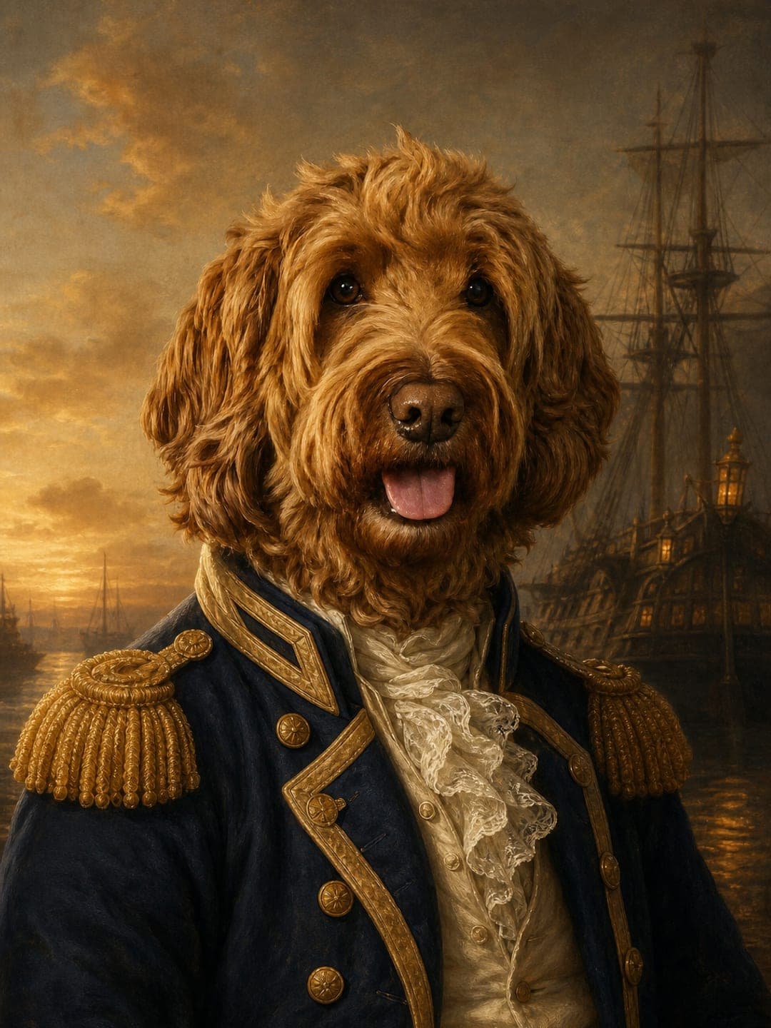 Voorbeeld van de stijl The Admiral