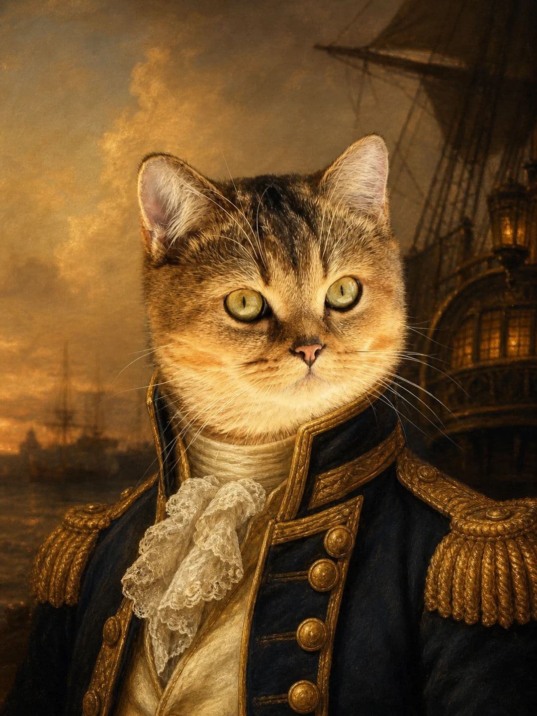 Voorbeeld van de stijl The Admiral